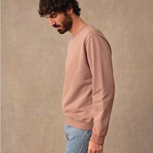 Men's Classic Crewneck Sweatshirt in Dusty Rose